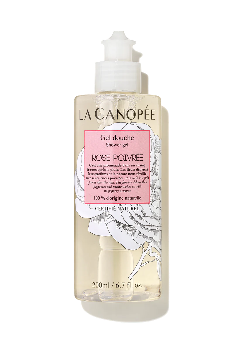 Gel douche rose poivrée - La Canopée