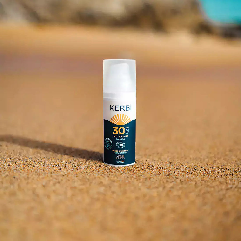 Lait solaire SPF 30 - Kerbi