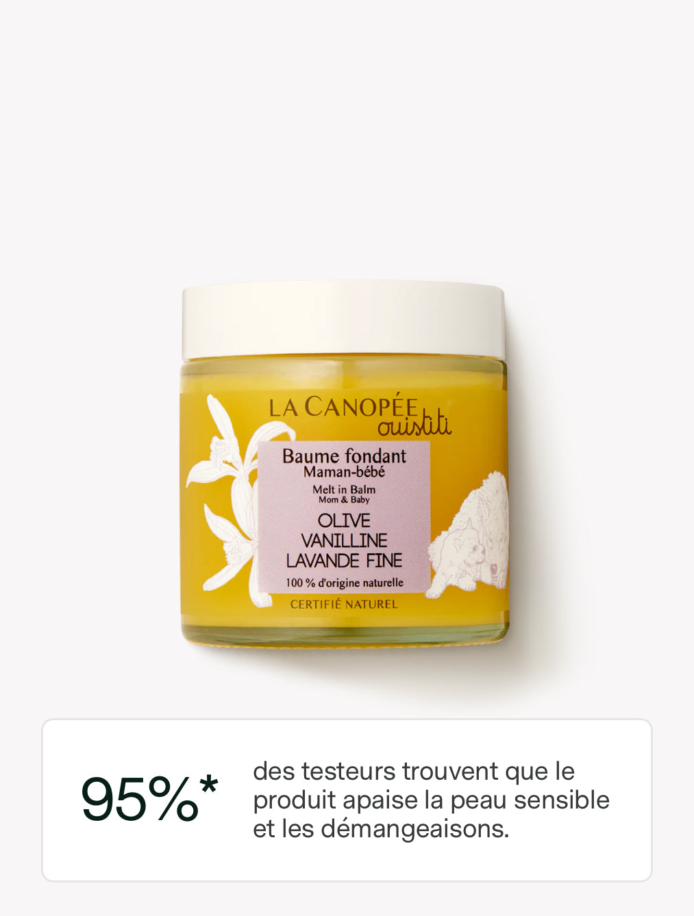 Baume fondant maman bébé - La Canopée Ouistiti