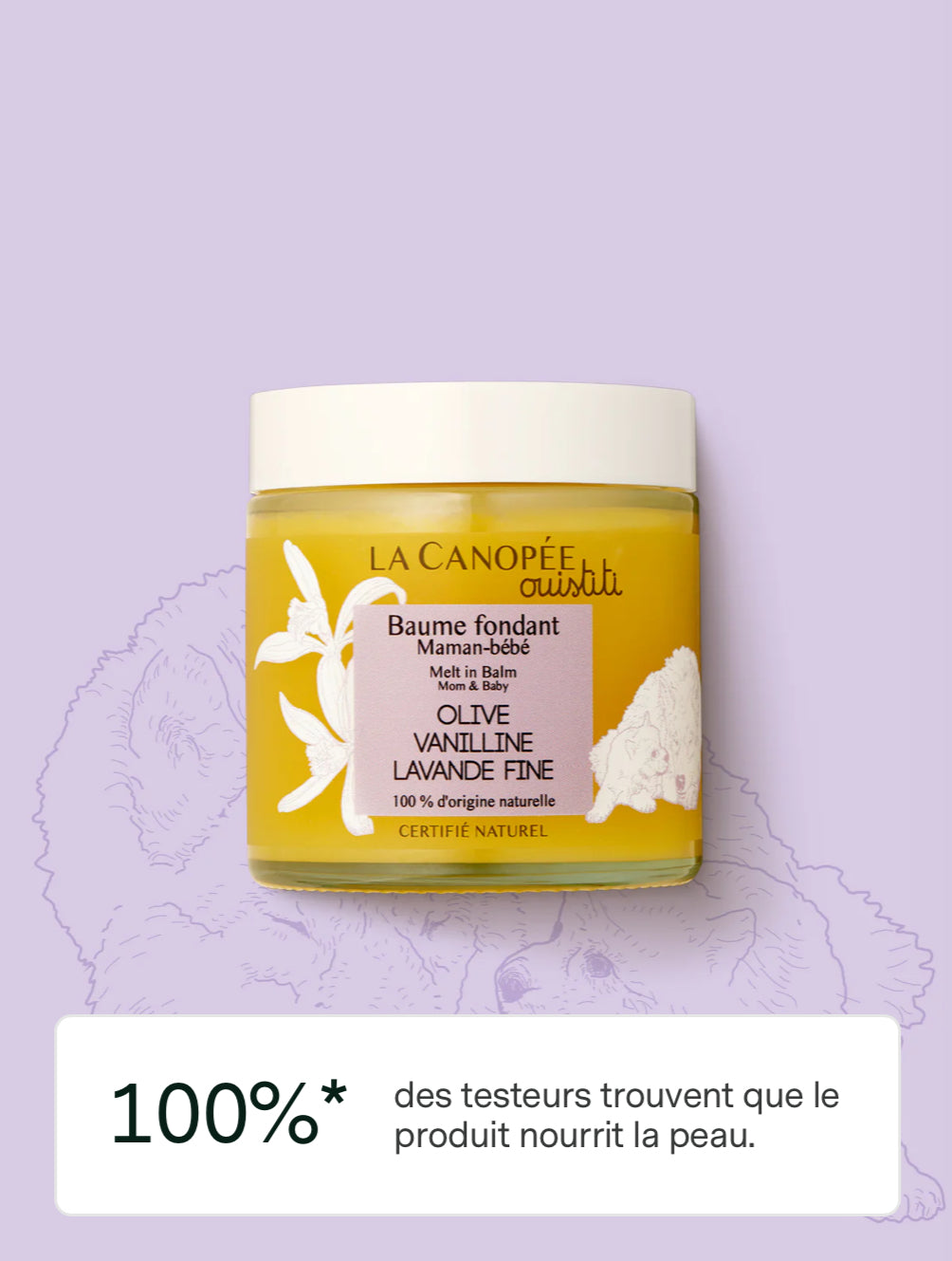 Baume fondant maman bébé - La Canopée Ouistiti