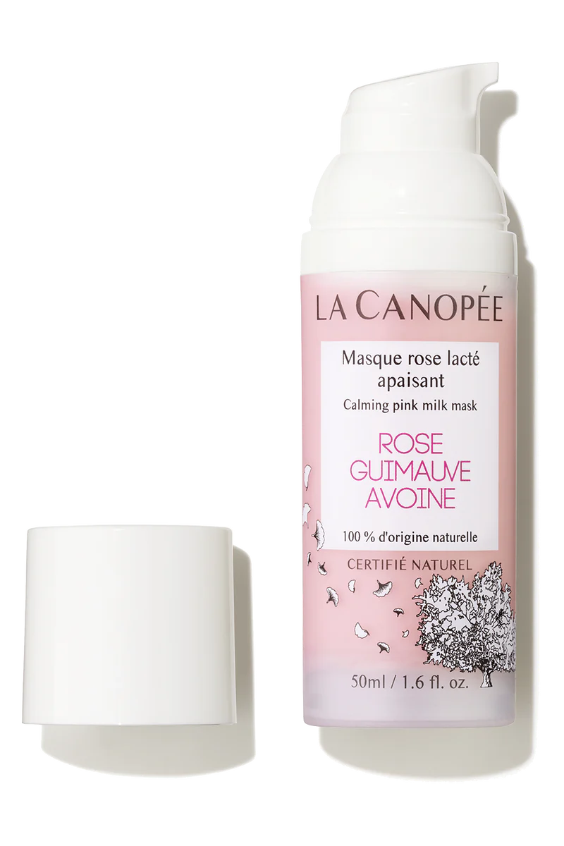 Masque rose lacté apaisant