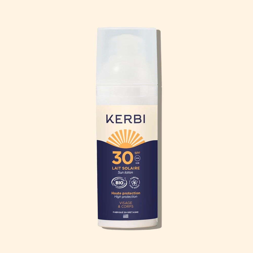 Lait solaire SPF 30 - Kerbi