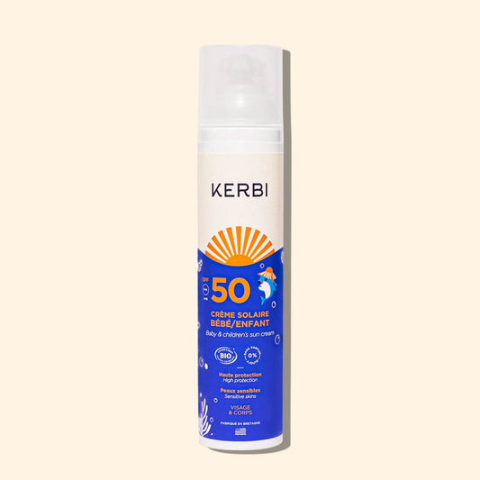 Crème solaire bébé/enfant SPF 50