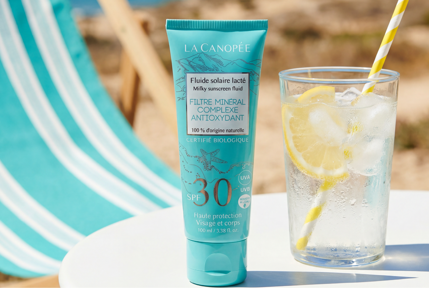 Fluide solaire lacté SPF30 – La Canopée (NOUVEAUTÉ)