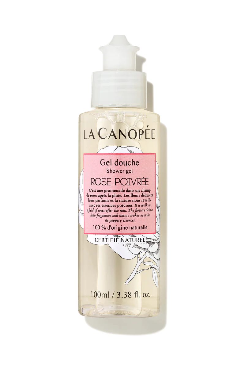 Gel douche rose poivrée - La Canopée