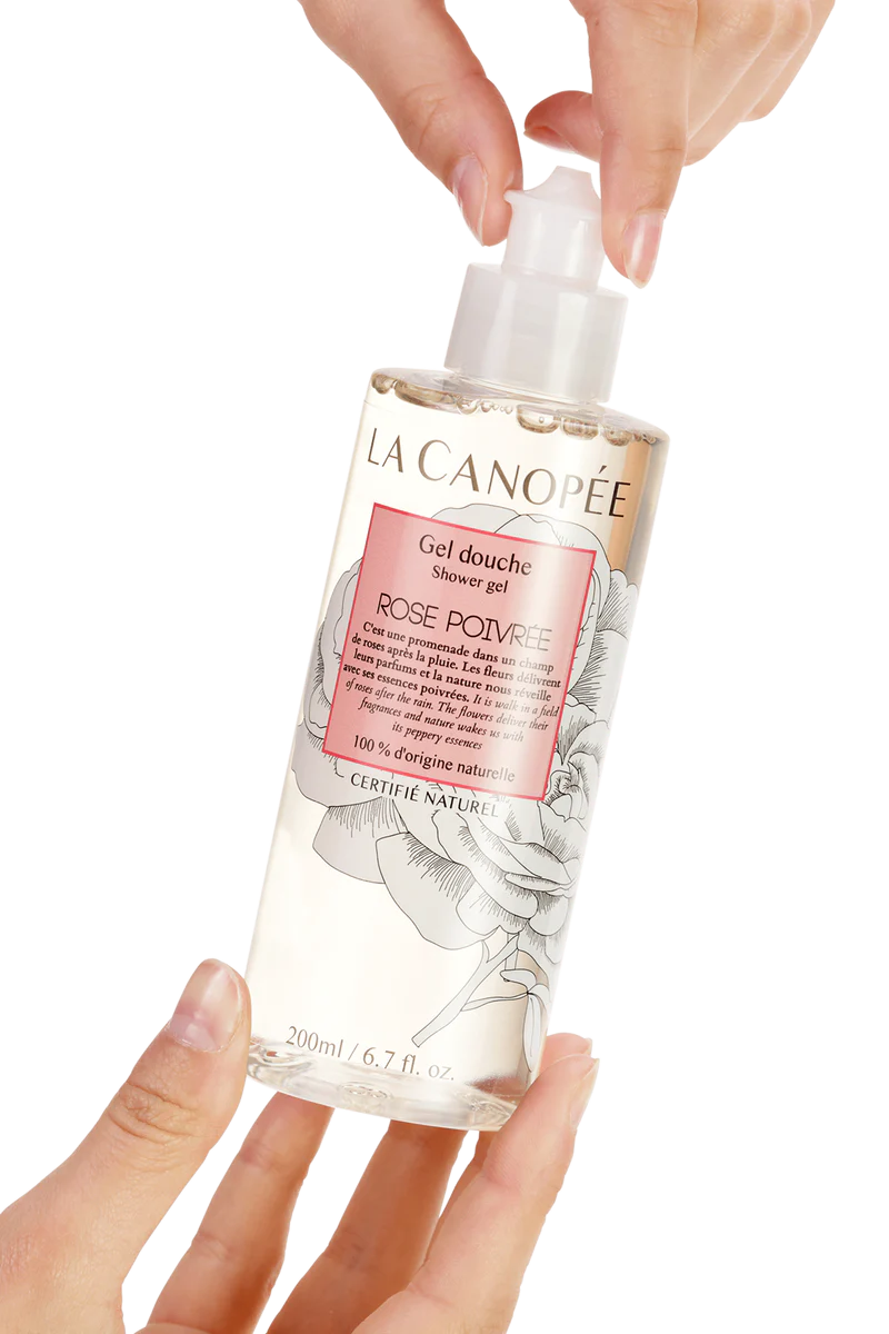 Gel douche rose poivrée - La Canopée