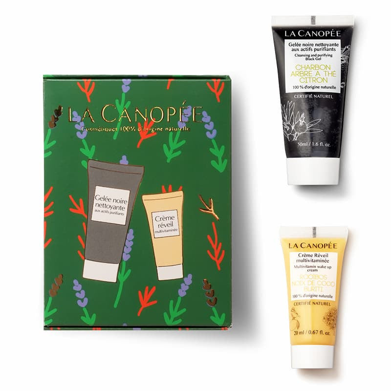 đ Coffret Duo de NoĂ«l - Purifiant & RĂ©veil Ă©clat - Ădition LimitĂ©e - La CanopĂ©e