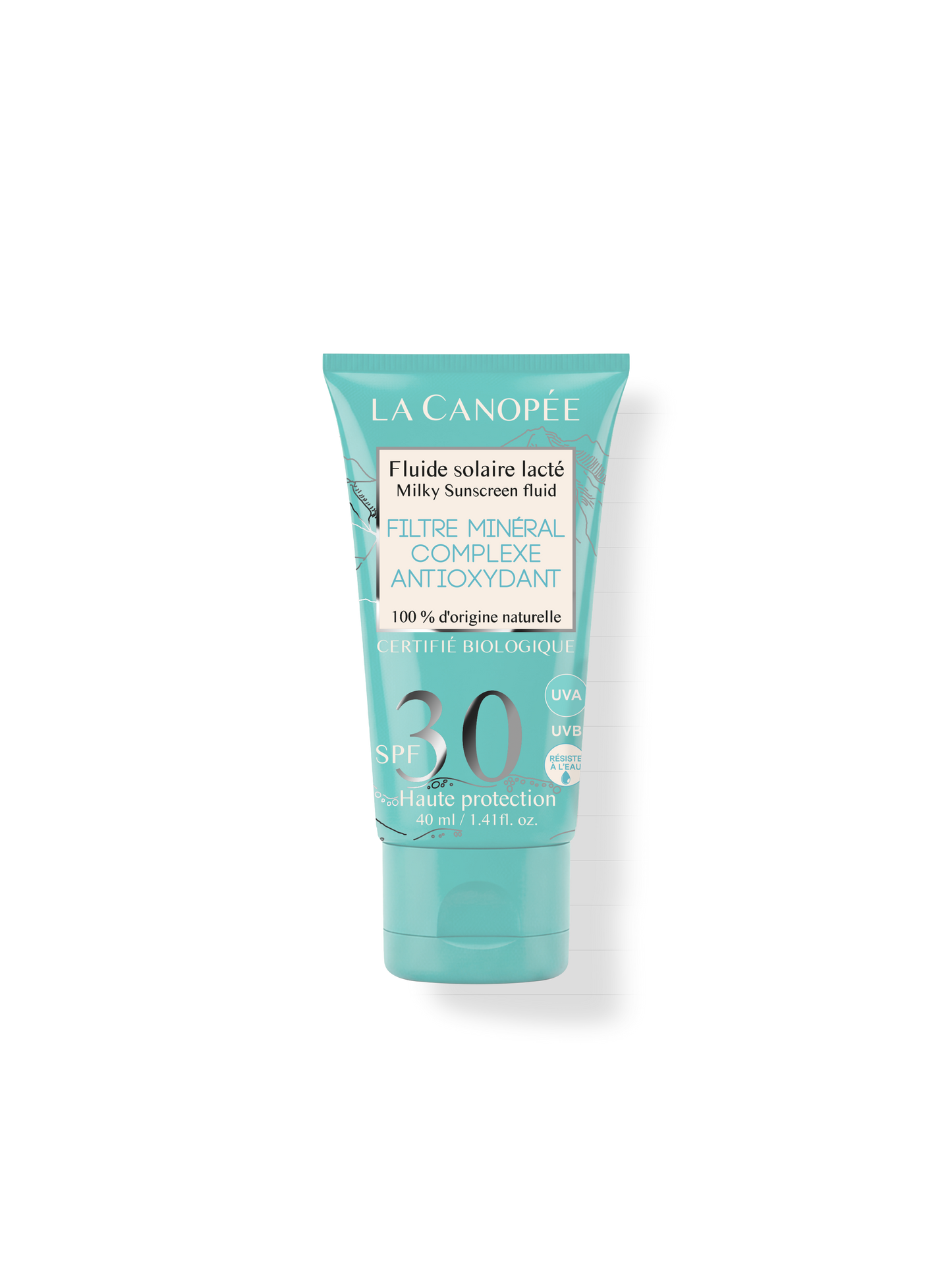 Fluide solaire lacté SPF30 – La Canopée (NOUVEAUTÉ)