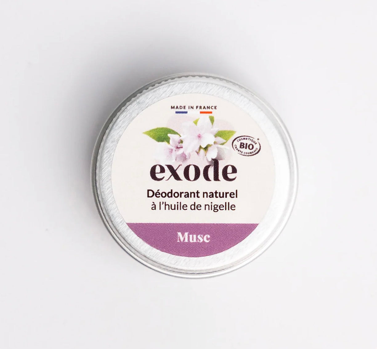 Déodorant Naturel Musc - Exode (nouveauté en précommande)