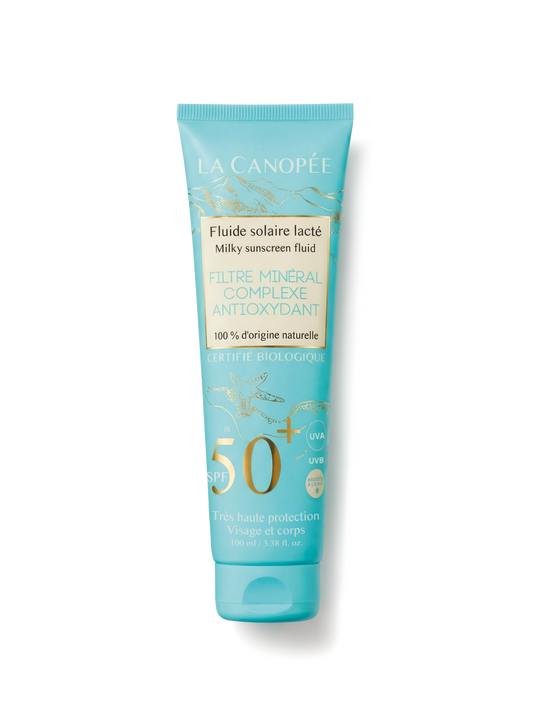 Fluide Solaire Lacté SPF50+ – La Canopée (NOUVEAUTÉ)