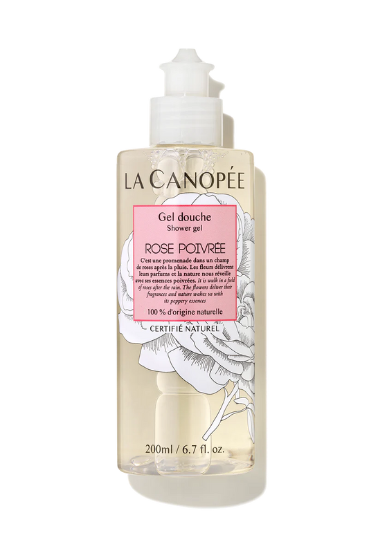 Gel douche rose poivrée - La Canopée
