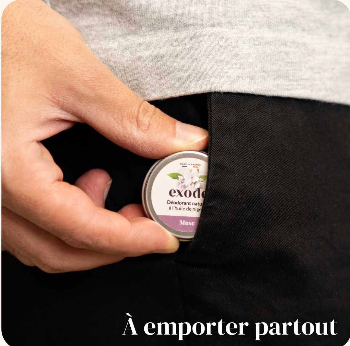 Déodorant Naturel Musc - Exode (nouveauté en précommande)