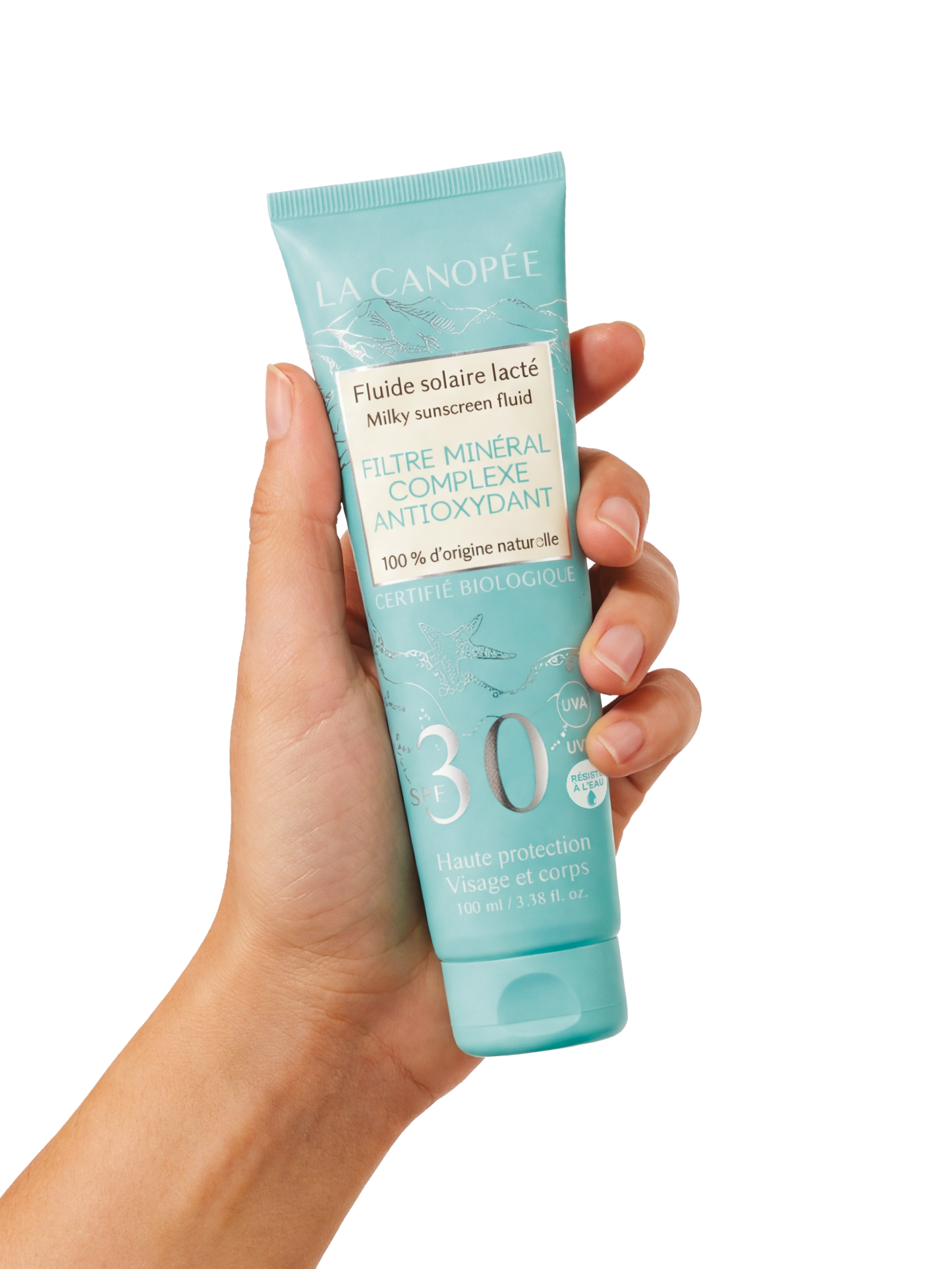 Fluide solaire lacté SPF30 – La Canopée (NOUVEAUTÉ)