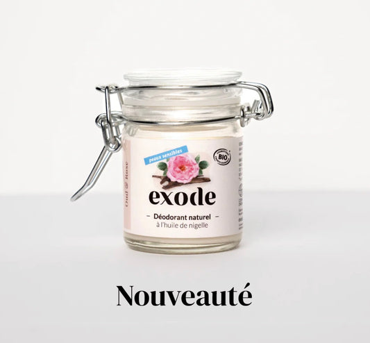 Déodorant Naturel Peaux Sensibles Oud & Rose - Exode (nouveauté)