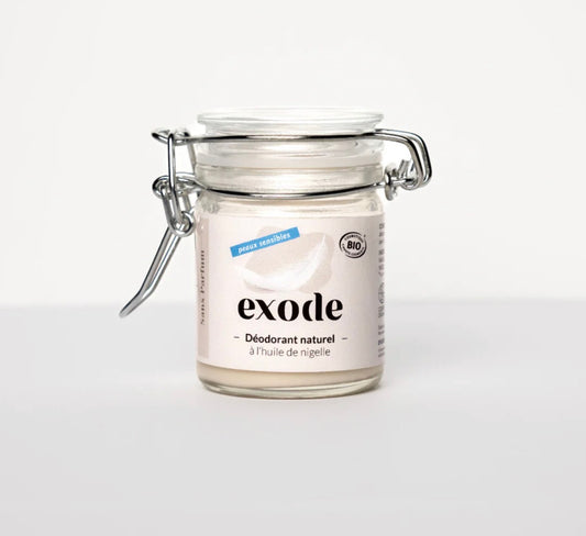 Déodorant Naturel Peaux Sensibles Sans Parfum - Exode (nouveauté)