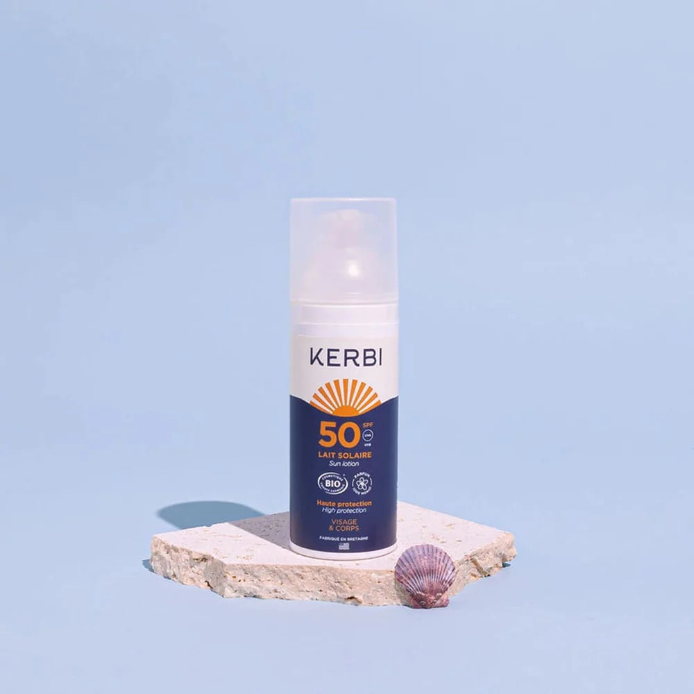 Lait solaire SPF 50 - Kerbi