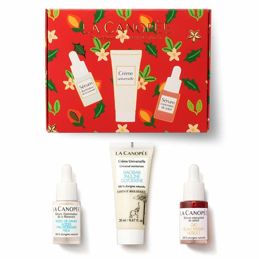 🎄 Coffret Trio Lumineux - Hydratation & Glow Immédiat - Édition limitée - La Canopée