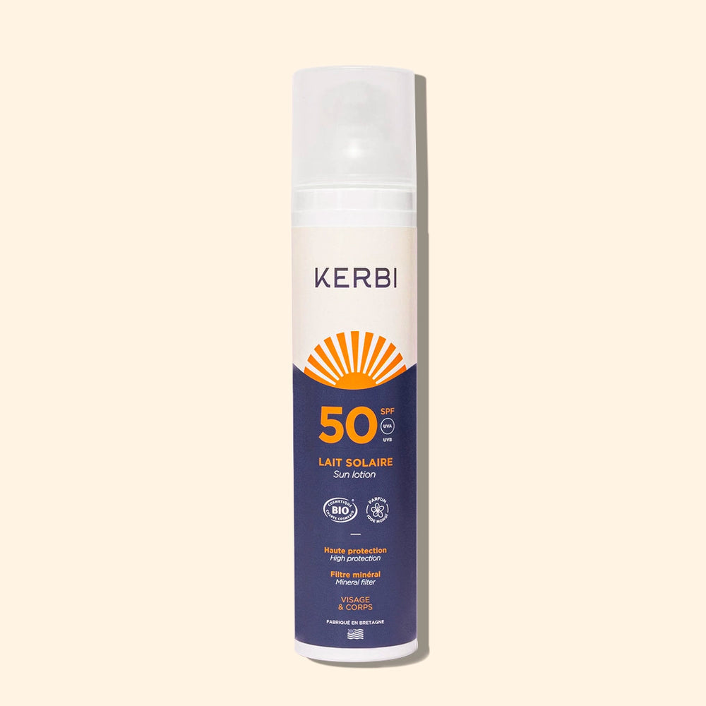 Lait solaire SPF 50 - Kerbi