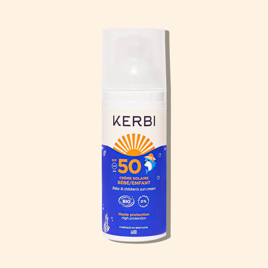 Crème solaire bébé/enfant SPF 50 - Kerbi