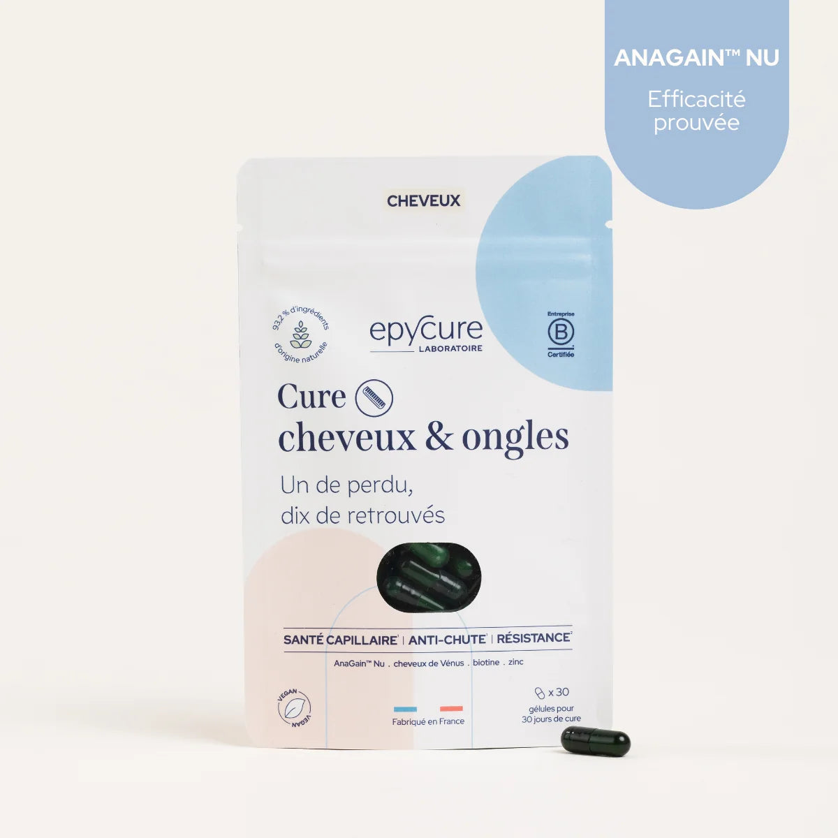 Cure cheveux & ongles - Epycure (Nouveauté en précommande)