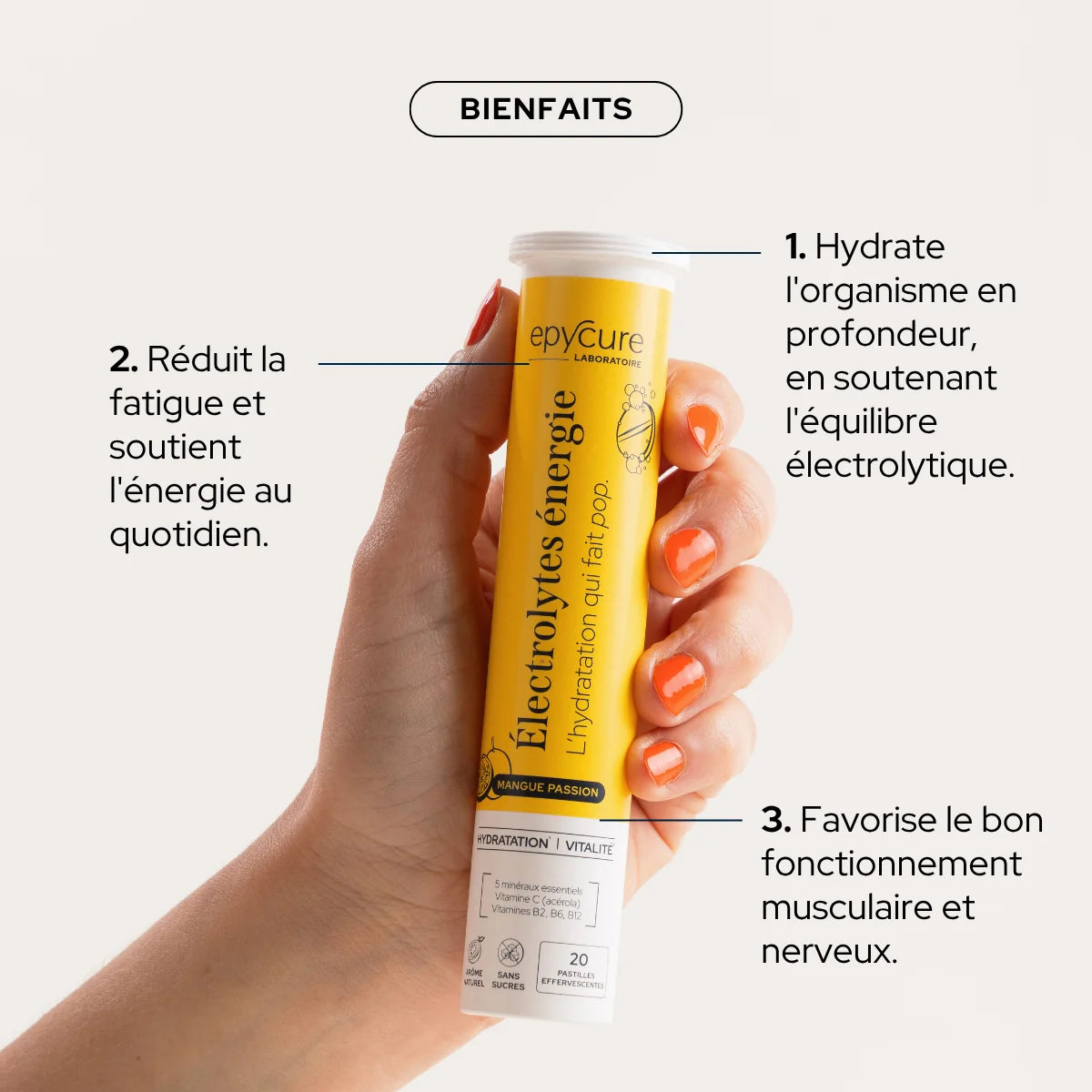 Électrolytes Énergie - Epycure (Nouveauté en précommande)