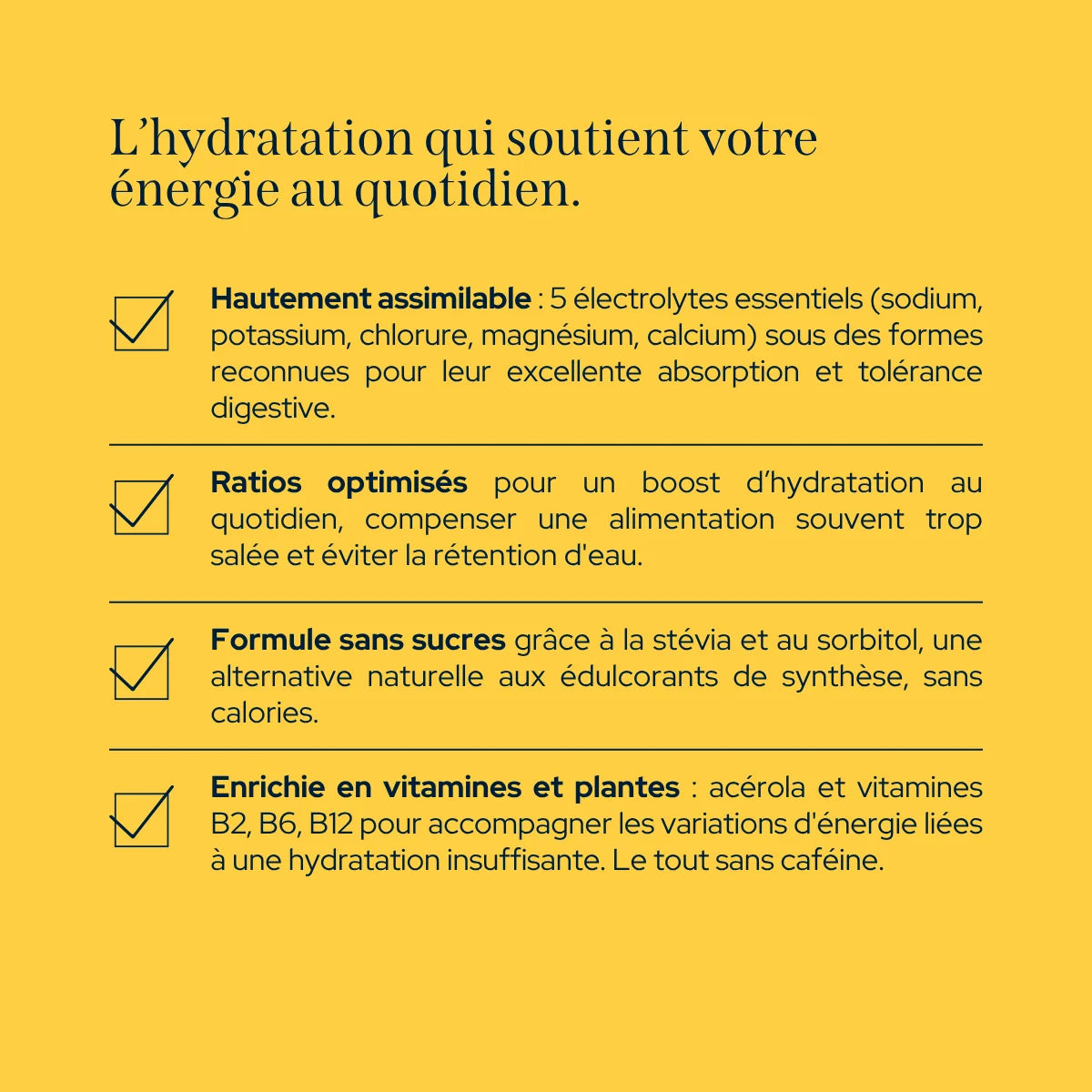 Électrolytes Énergie - Epycure (Nouveauté en précommande)